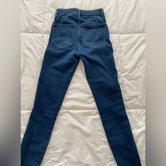 Zara Trafaluc Denim Collection Dark Blue Skinny Jeans - Picture 11 of 12